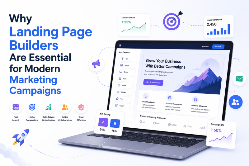 Why Landing Page Builders Are Essential for Modern Marketing Campaigns
